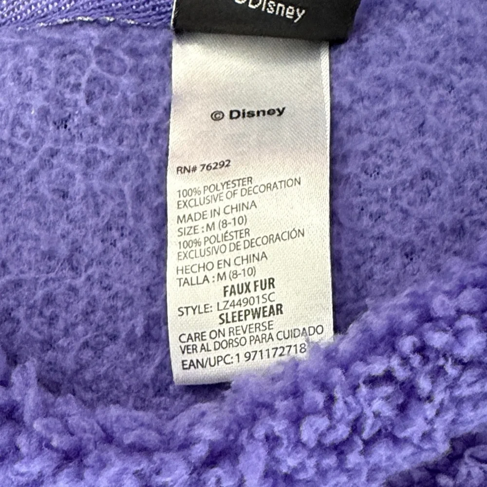 Disney Nightmare Before Christmas Purple Fleece Sweatshirt - Picture 3 of 4